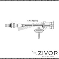 New BOSCH Post Catalytic Oxygen Sensor Right For Holden Commodore 6.0 L98 8Cyl
