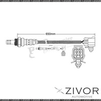 DENSO Oxygen/Lambda Sensor Post For MAZDA 323 BJ 4D H/B FWD 2001-2003 #EGO-603