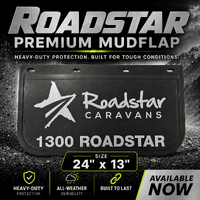 Heavy Duty Mudflap 24x13"(610x330mm) Truck 4x4 4WD Caravan Trailer #ROADSTAR