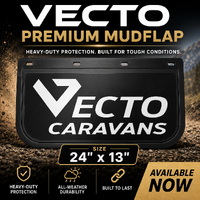 Heavy Duty Mudflap 24x13"(610x330mm) For Truck 4x4 4WD Caravan Trailer #VECTO