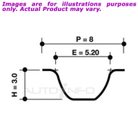 New DAYCO Timing Belt For Holden Calais 94291