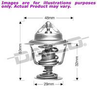 New DAYCO Thermostat 48mm Dia 77C For Nissan Pulsar DT17E