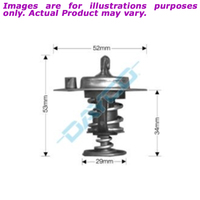New DAYCO Thermostat 52mm Dia 82C For Toyota Blizzard DT29A