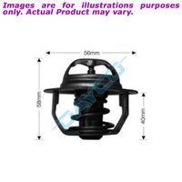 New DAYCO Thermostat 56mm Dia 77C For Subaru Outback DT49E