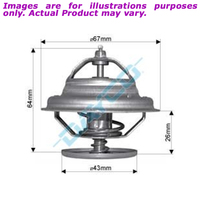New DAYCO Thermostat 67mm Dia 82C For Mercedes Benz Sprinter DT64A