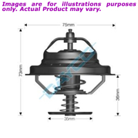 New DAYCO Thermostat 75mm Dia 82C For Mitsubishi Fuso Rosa Bus DT82A