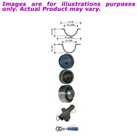 New DAYCO Timing Belt Kit For Mitsubishi Grandis KTBA196H