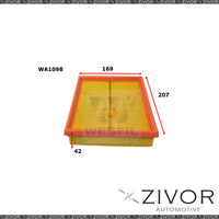 Wesfil Air Filter For Citroen Xsara 1.6L 1999-2005 - WA1098 