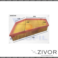 Wesfil Air Filter For Volvo C30 2.4L D5 01/08-10/09 - WA5340 *By Zivor*