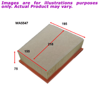 New WESFIL Air Filter For Renault Megane 1.6L WA5547