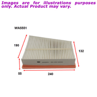 New WESFIL Air Filter For Renault Megane 2.0L WA5551