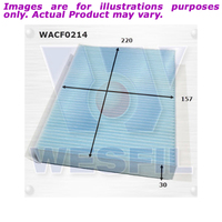 New WESFIL Cabin Filter For Fiat 500X 1.4L WACF0214