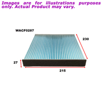 New WESFIL Cabin Filter For Lexus LS430 4.3L V8 WACF0287