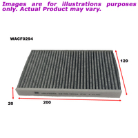 New WESFIL Cabin Filter For Jeep Wrangler 2.2L CRD WACF0294