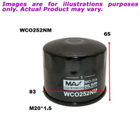 New NIPPON MAX Oil Filter For Subaru WRX 2.0L WCO252NM