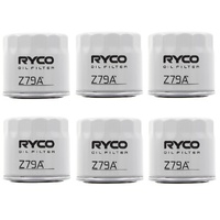 6x Pack of New RYCO Oil Filter Z79A - Equiv. Sakura C-1032, Wesfil WZ142, WZ79