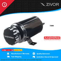New RACEWORKS Black Make Up Tank 1L (Coolant Overflow) OD 89mm H 180mm ALY-070BK