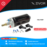 New RACEWORKS External 250Lph @ 5 Bar High Flow Pump 2 Yrs Warranty EFP-502