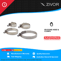 New RACEWORKS T-Bolt Clamp To Suit 2" / 51mm Hose (57-65mm) RWC-200