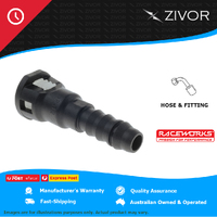 New RACEWORKS GM Female EFI Quick Connect Adaptor 3/8" RWF-715-06-06BK