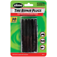 New SLIME Tyre Repair Plugs - 30Pk Brown Odourless 100mm each 1031-A