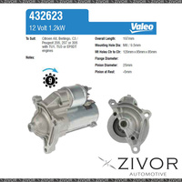 432623-Valeo Starter Motor 12V 9Th CW For PEUGEOT 106