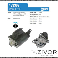 433307-Valeo Starter Motor 12V 9Th CW For RENAULT Fuego