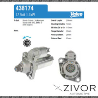 438174-Valeo Starter Motor 12V 10Th CCW For VOLKSWAGEN Golf, FSI Comfortline