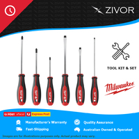 New Milwaukee 6Pc Screwdriver Kit Manufactures Defect Warranty - 48222706
