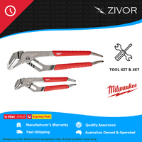 New Milwaukee 152Mm (6In) & 254Mm (10In) Straight Jaw Pliers Set - 48226330