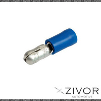 New NARVA Crimp Terminal Male Bullet Blue Insulated 4mm Pack of 14 56048BL