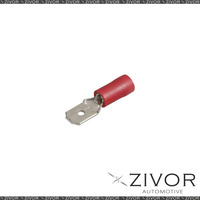 New NARVA Terminal Male Blade Red 6.3mm (100Pk) 56120