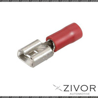 New NARVA Terminal Female Blade Red 6.3mm (100Pk) 56134