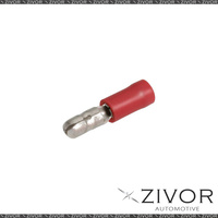 New NARVA Terminal Male Bullet Red 4mm (100Pk) 56146
