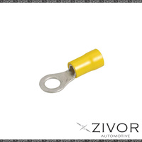 New NARVA Terminal Ring Yellow 6.3mm (100Pk) 56188