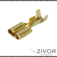 New NARVA Terminal Female Blade Non Insulated 6.3mm (100Pk) 56224