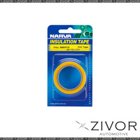 New NARVA PVC Insulation Tape 19mm x 5m Yellow 56805YW