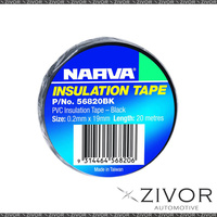 New NARVA PVC Insulation Tape 19mm x 20m Black 56820BK
