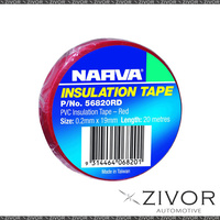 New NARVA PVC Insulation Tape 19mm x 20m Red 56820RD