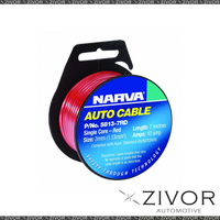New NARVA Auto Cable 10A 3mm x 7m Red 5813-7RD *By Zivor*