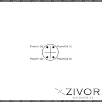 New NARVA Battery Master Switch Dual Post Lever Type 12V 180A 61080 *By Zivor*