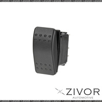 New NARVA Rocker Switch Sealed 12/24V Black On Off On 63106BL *By Zivor*