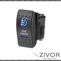 New NARVA Rocker Switch Fog Lights 12V Blue LED 63134BL *By Zivor*
