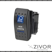New NARVA Rocker Switch Aux Lights 12V Blue LED 63144BL *By Zivor*