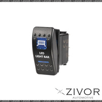 New NARVA Rocker Switch Light Bar 12V Blue LED 63145BL *By Zivor*