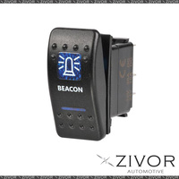 New NARVA Rocker Switch Beacon 12V Blue LED 63147BL *By Zivor*