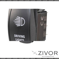 New NARVA Rocker Switch Driving Lights 12/24V Blue LED 63220BL *By Zivor*