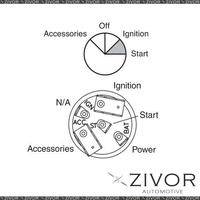 New NARVA Ignition Switch 4 Position 64026