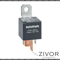 New NARVA Relay Normally Open With Resistor 12V 4 Pin 70A 68012BL
