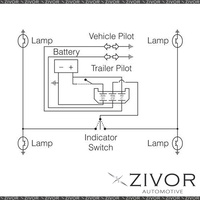 New NARVA Relay HD Electronic Flasher 24V 6 Pin 68269BL *By Zivor*